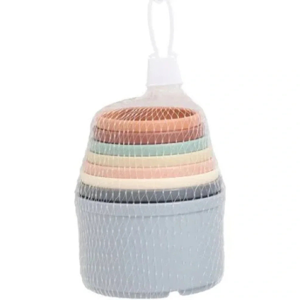 SMALL PET PLASTIC STACKING CUPS